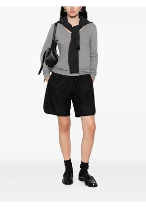 Majestic Filatures V-neck long-sleeved top - Grey