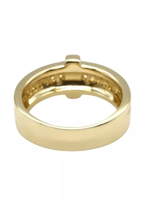 Saint Laurent Pre-Owned diamond 18K yellow-gold ring