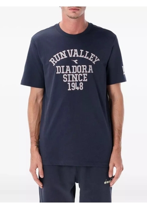 Diadora Run Valley logo T-shirt - Blue