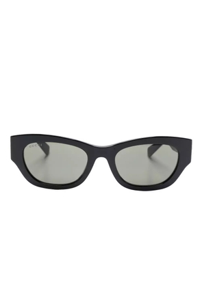 Gucci Eyewear Double G-plaque sunglasses - Black