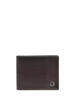Orciani logo-plaque bi-fold wallet - Brown