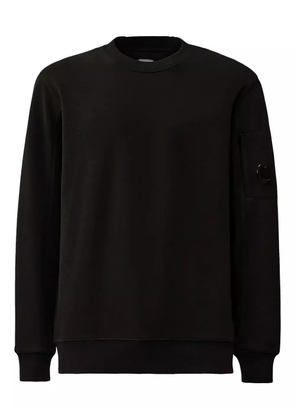 C.P. Company logo patch sweatshirt - Black