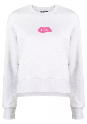 A.P.C. Sibylle cotton sweatshirt - Grey