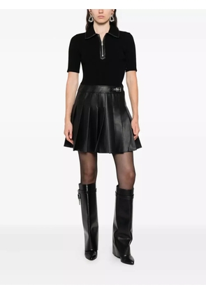 Simkhai Linnie pleated mini dress - Black