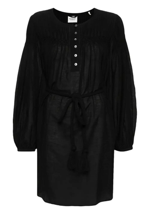 MARANT ÉTOILE Adeliani pintuck-detail dress - Black