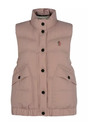 Moncler Grenoble buttoned padded coat - Pink