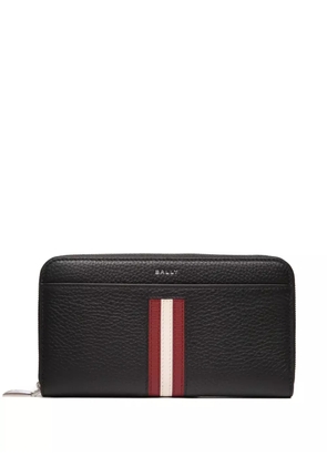 Bally logo-print leather wallet - Black