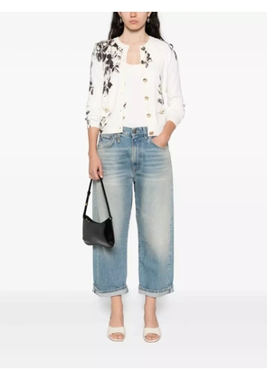 Blugirl floral-print cardigan - White