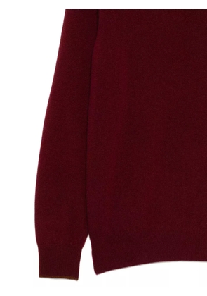Altea elbow-patch crew-neck sweater - Red