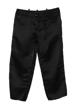 Masnada floral-print trousers - Black