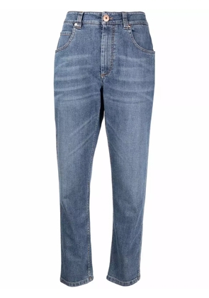 Brunello Cucinelli mid-rise straight-leg jeans - Blue