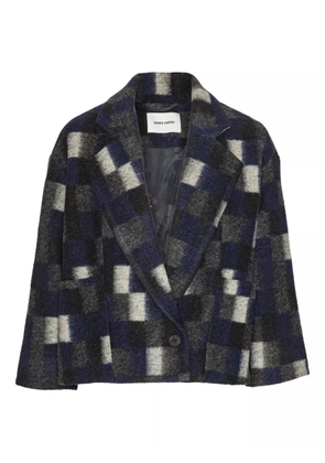 Henrik Vibskov brushed square-pattern jacket - Black