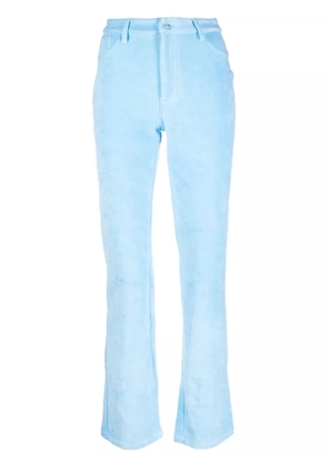 Maisie Wilen Mockumentary straight-leg trousers - Blue