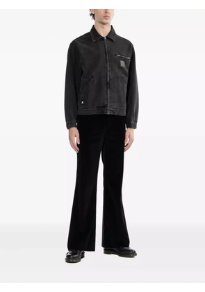 CHOCOOLATE logo denim jacket - Black