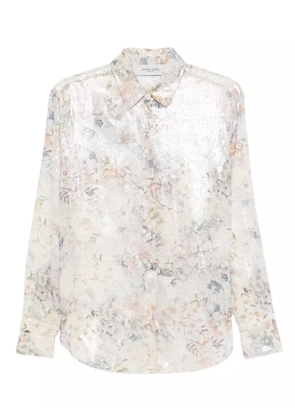 Golden Goose sequin floral shirt - Neutrals