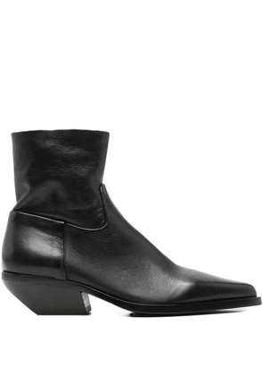 Elena Iachi pointed-toe ankle boots - Black