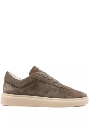 Low Brand suede lace-up sneakers - Brown