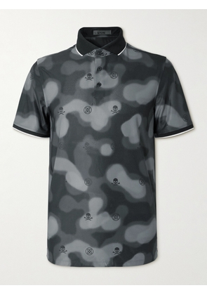 G/FORE - Printed Tech-Jersey Golf Polo Shirt - Men - Gray - S