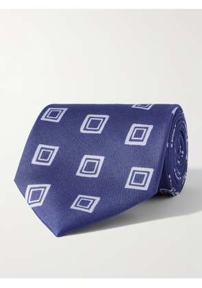 Charvet - 8.5cm Silk-Jacquard Tie - Men - Blue