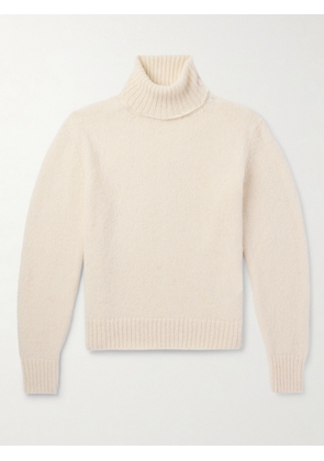 TOM FORD - Brushed Alpaca-Blend Rollneck Sweater - Men - Neutrals - IT 44