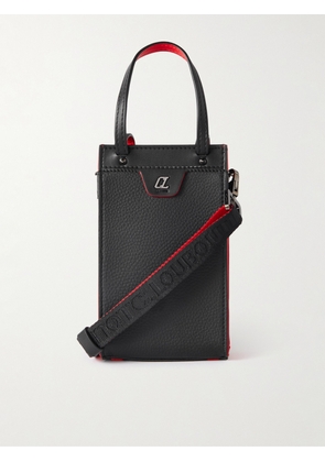 Christian Louboutin - Ruistote Recycled Textured-Shell Messenger Bag - Men - Black