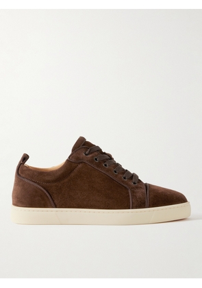 Christian Louboutin - Louis Junior Suede Sneakers - Men - Brown - EU 40