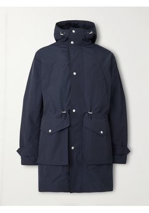Mr P. - Shell Hooded Parka - Men - Blue - XS