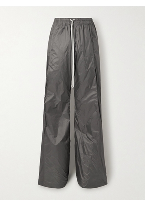 DRKSHDW By Rick Owens - Pusher Wide-Leg Nylon-Canvas Drawstring Trousers - Men - Gray - XS