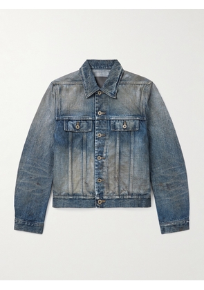 DRKSHDW By Rick Owens - Distressed Denim Trucker Jacket - Men - Blue - S