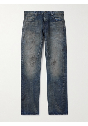 DRKSHDW By Rick Owens - DRKSHDW Kurdt Straight-Leg Distressed Jeans - Men - Blue - UK/US 28