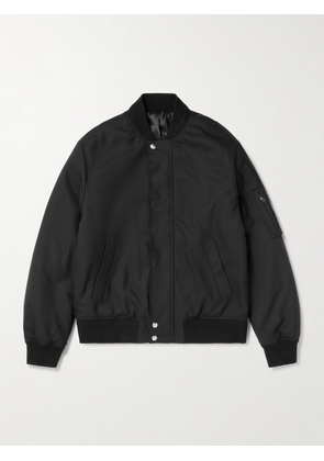 Mr P. - Padded Woven Bomber Jacket - Men - Black - XS