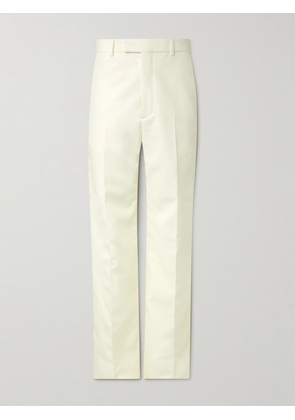 Gucci - Wide-Leg Twill Tuxedo Trousers - Men - Neutrals - IT 48