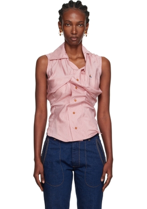 Vivienne Westwood Pink Fancy Drunken Shirt