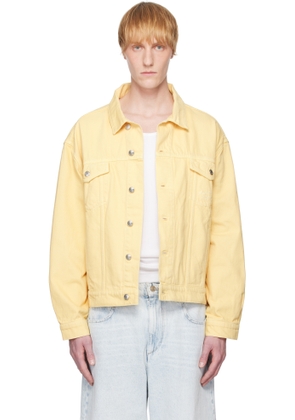 Maison Kitsuné Yellow Trucker Denim Jacket
