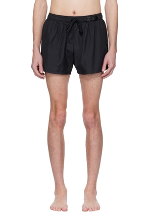 Moschino Black Letters Swim Shorts