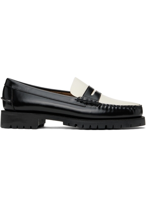 Sebago Black & White Dan Lug Loafers
