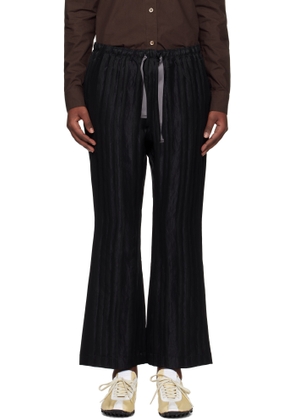 NEEDLES Purple & Black String Boot-Cut Lounge Pants