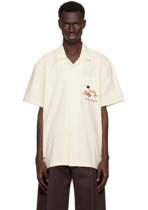 Palmes Off-White Garden Short Sleeved Shirt