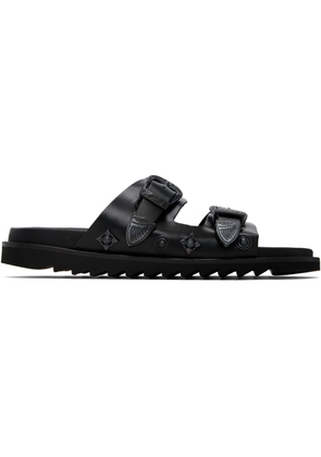 Toga Virilis SSENSE Exclusive Black Buckle Sandals