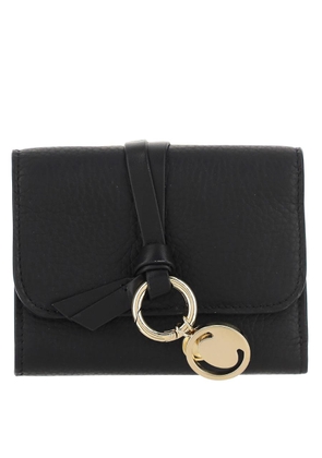 Chloe Tri-Fold Alphabet Compact Leather Wallet