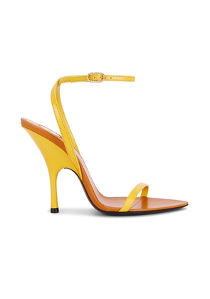 Saint Laurent Katoucha Sandal in Yuka Yellow - Yellow. Size 37.5 (also in ).
