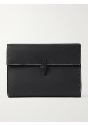 Hunting Season - Large Leather Clutch - Black - One size