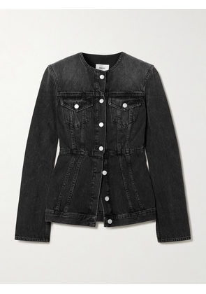 Haikure - Temple Paneled Denim Jacket - Black - x small,small,medium,large,x large