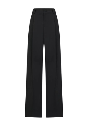Amen pleat-detail trousers - Black