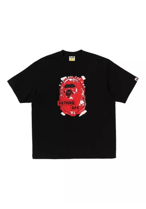 A BATHING APE® Graffiti Ape Head T-shirt - Black