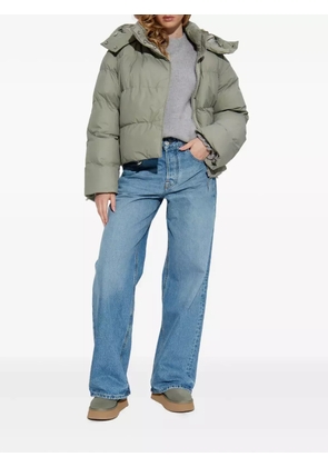 SAMSOE SAMSOE hooded puffer jacket - Grey