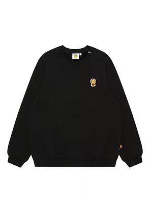 *BABY MILO® STORE BY *A BATHING APE® crew-neck graphic-print sweatshirt - Black