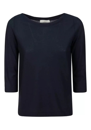 Zanone boat-neck T-shirt - Blue