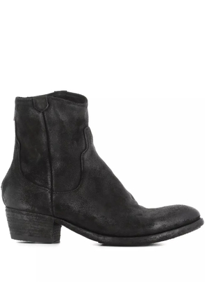 Pantanetti leather ankle boots - Black