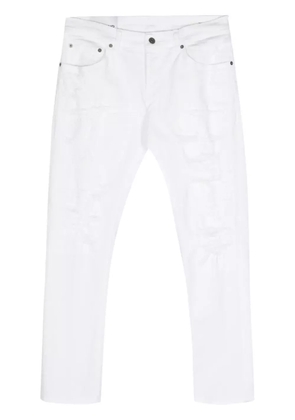 DONDUP distressed skinny jeans - White